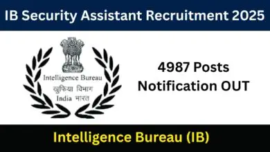 IB Security Assistant Recruitment 2025: 4987 Openings for 10th Pass – Apply Online Now!