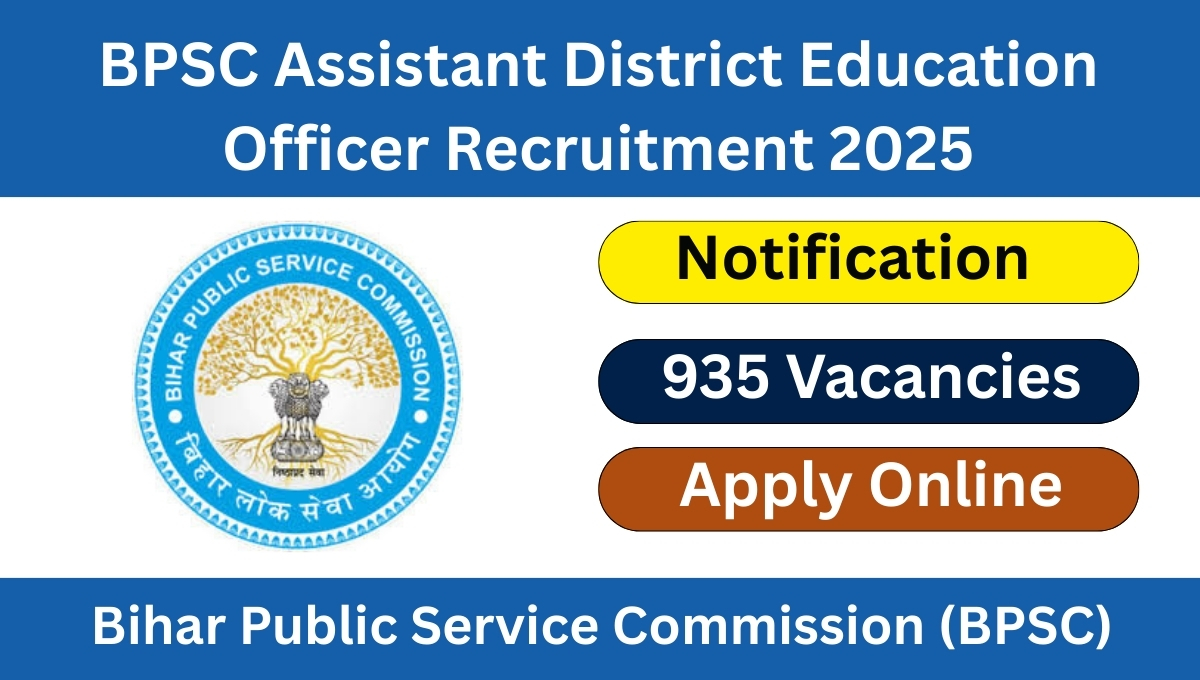 BPSC AEDO Recruitment 2025 Notification OUT For 935 Posts
