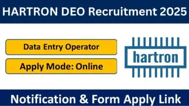 HARTRON DEO Recruitment 2025: Apply for 130 Data Entry Operator Posts Across Haryana