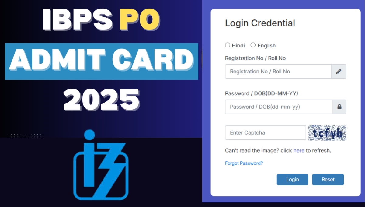 IBPS PO MT XV 15 Pre Admit Card 2025 Download Now